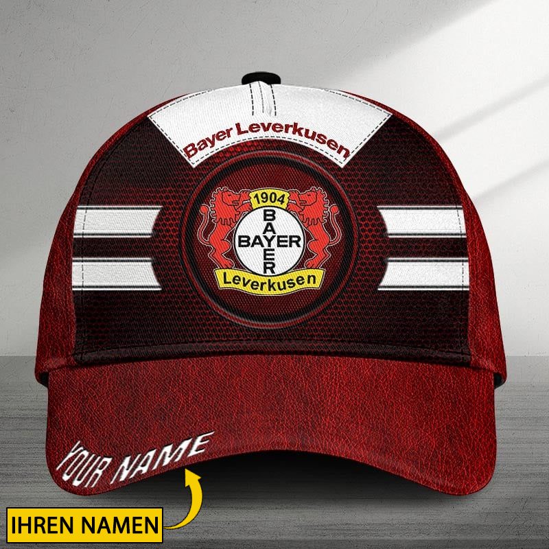 Bayer 04 Leverkusen Individueller Name Sporty Style Kappe