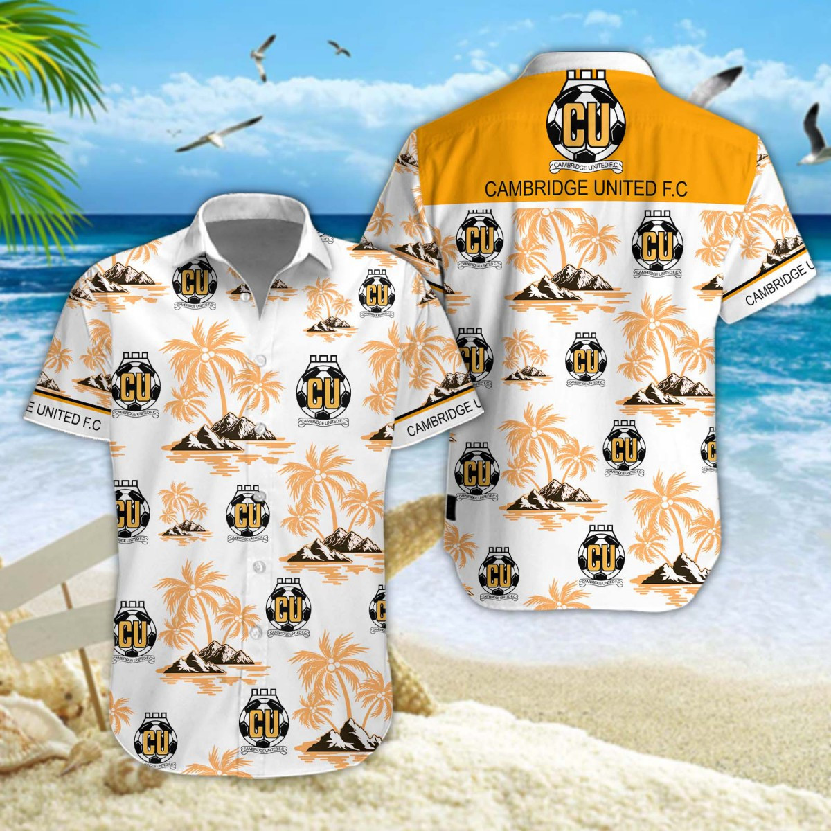 Cambridge United Hawaiihemd 11581