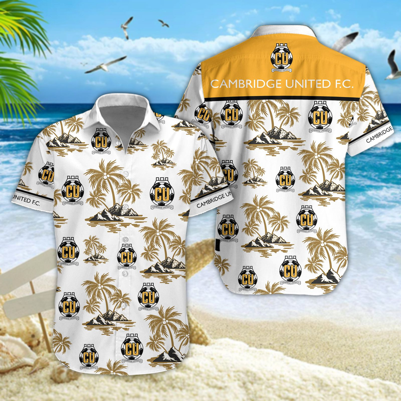 Cambridge United Hawaiihemd 1287