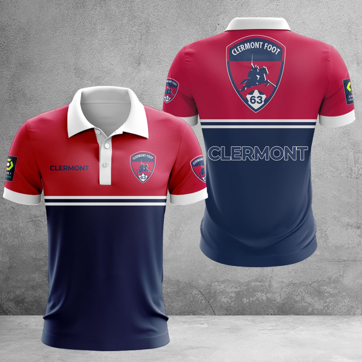 Maillots Clermont Foot Auvergne 63 11917