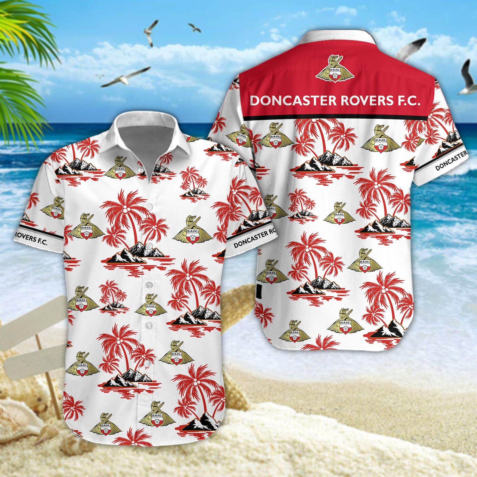 Doncaster Rovers Hawaiihemd 1291