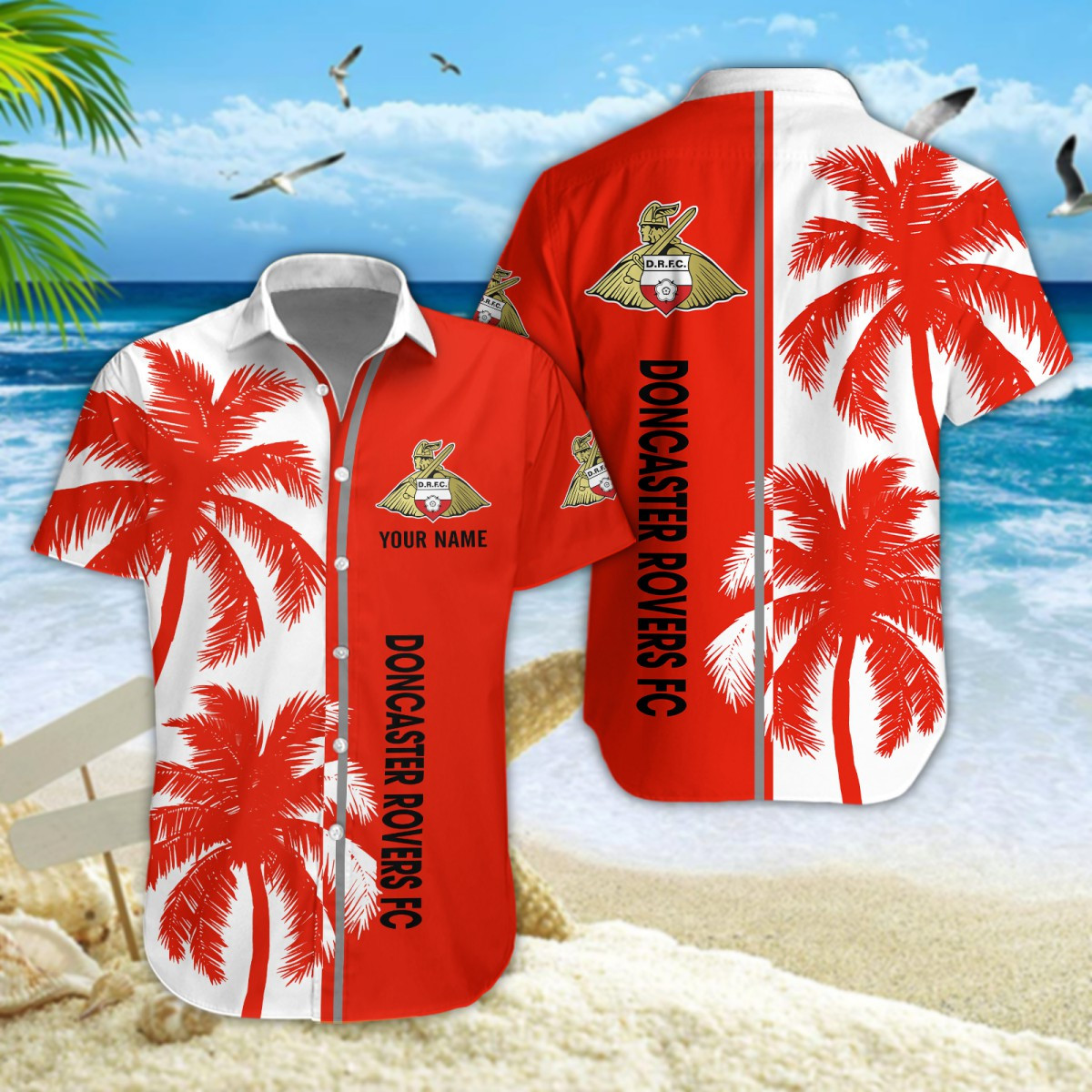 Doncaster Rovers Hawaiihemd 90267