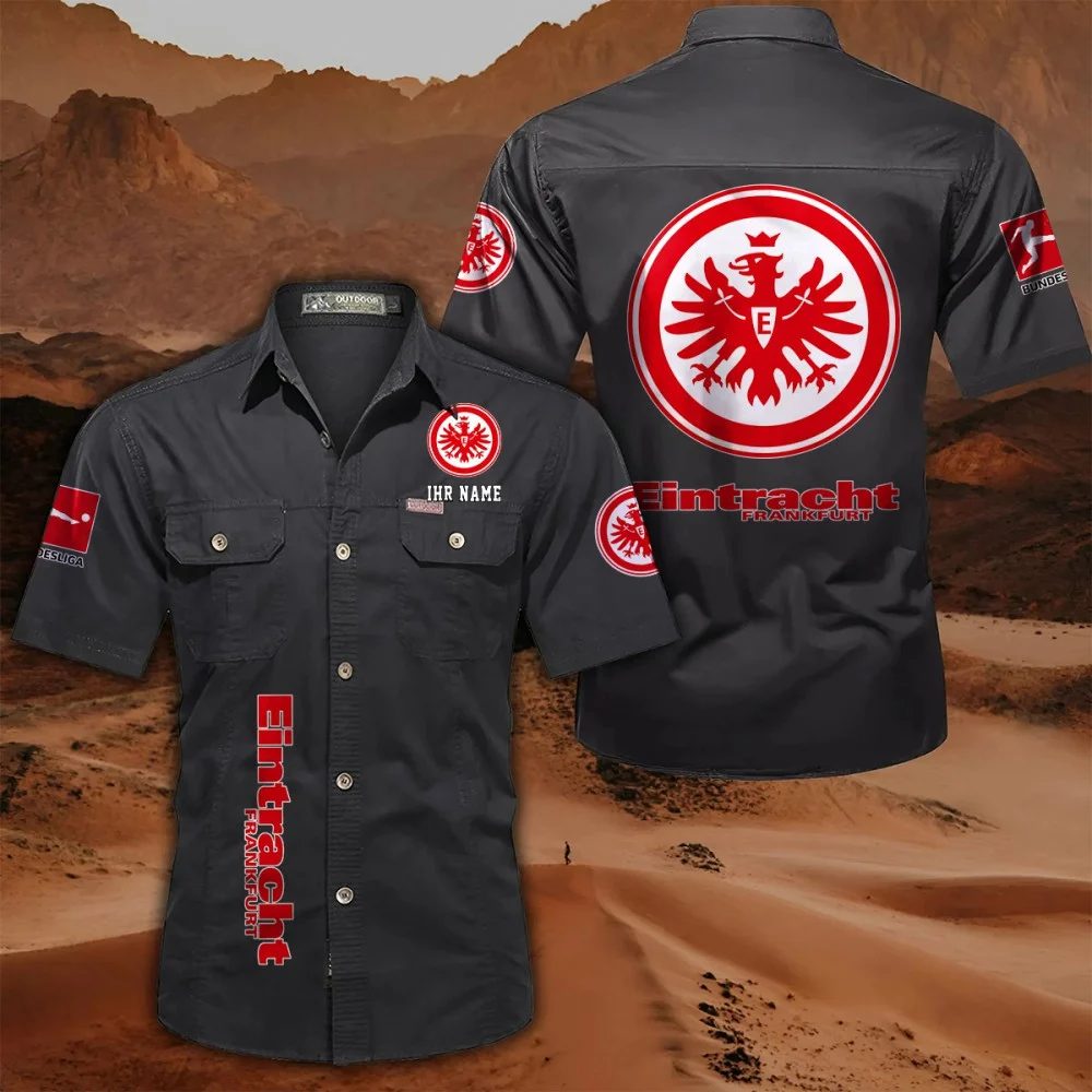 Eintracht Frankfurt Individueller Name Neue Edition Statement-Hemd