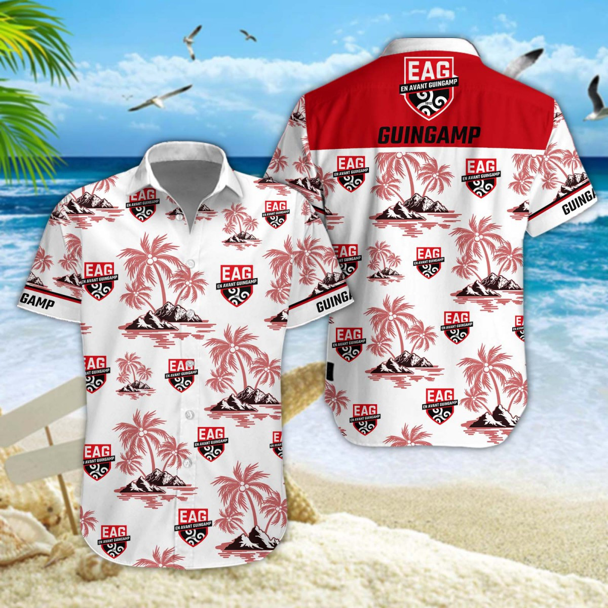 Une chemise hawaïenne Avant Guingamp 11383