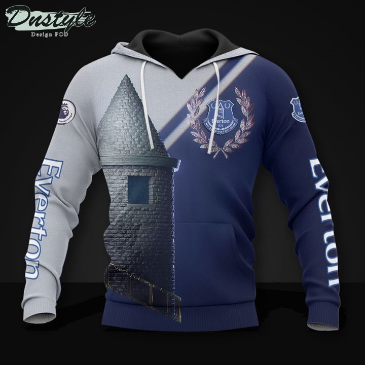 Everton FC Weiß königlich Kapuzenpullover