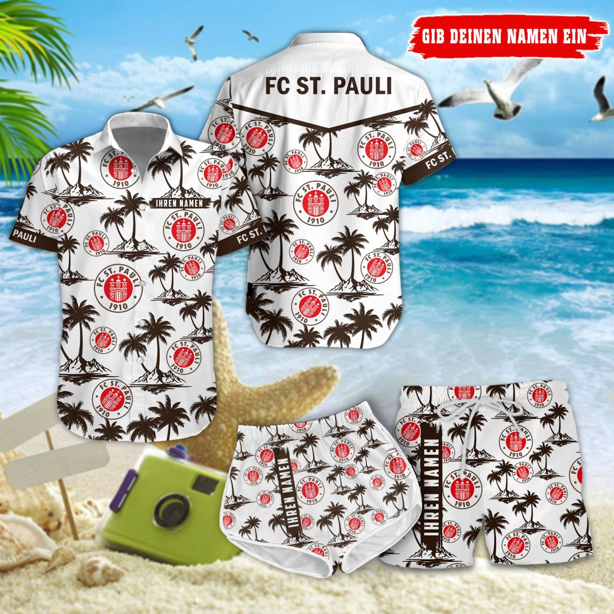 FC St. Pauli Hawaiihemd 10255