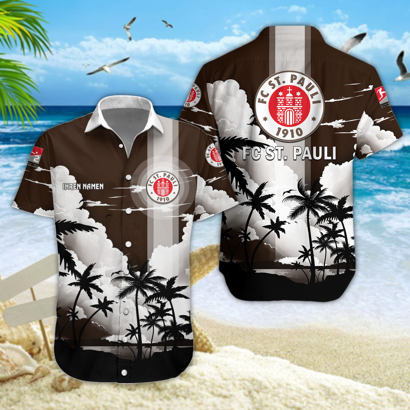 FC St. Pauli Hawaiihemd 13309