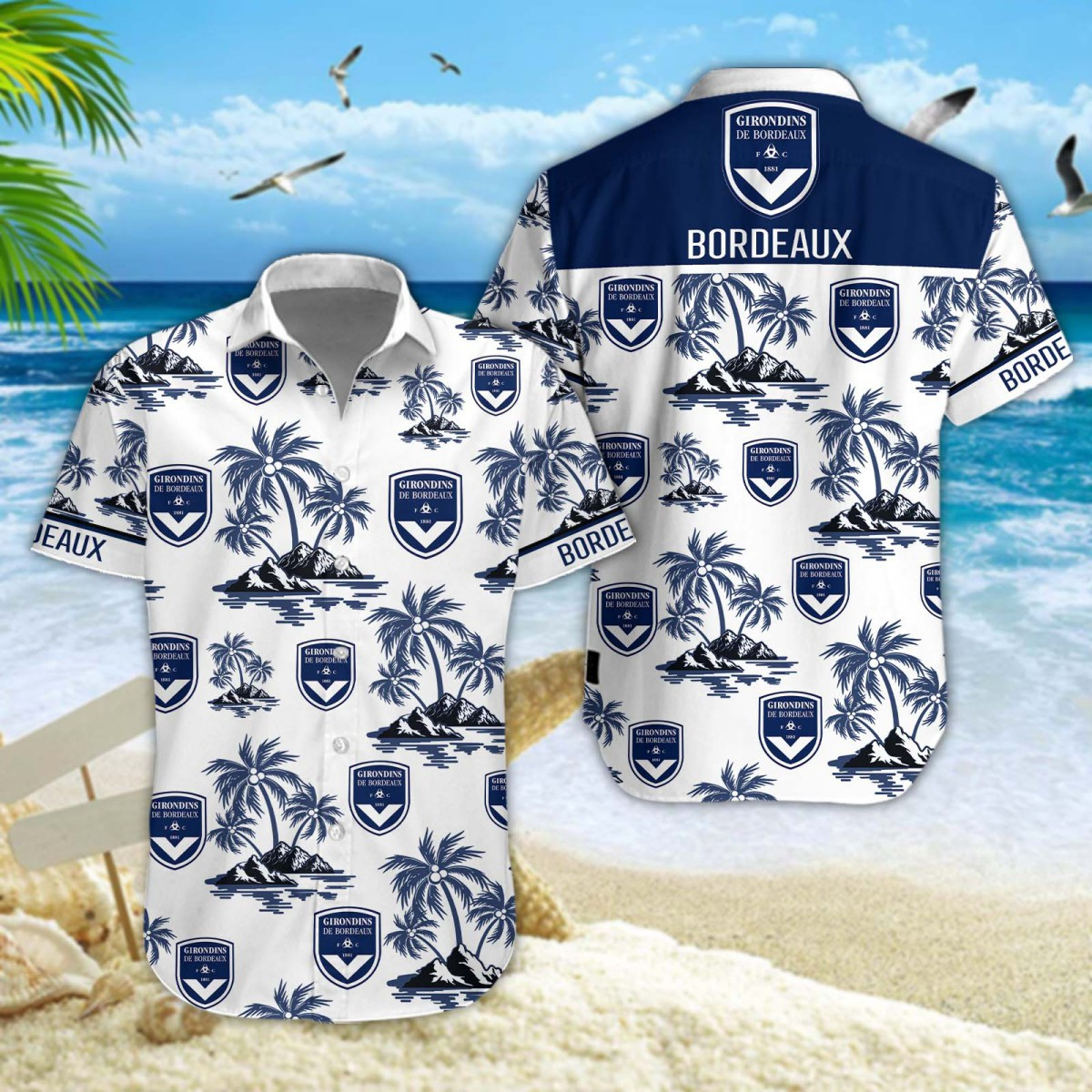 Girondins de Bordeaux Hawaiihemd 11387