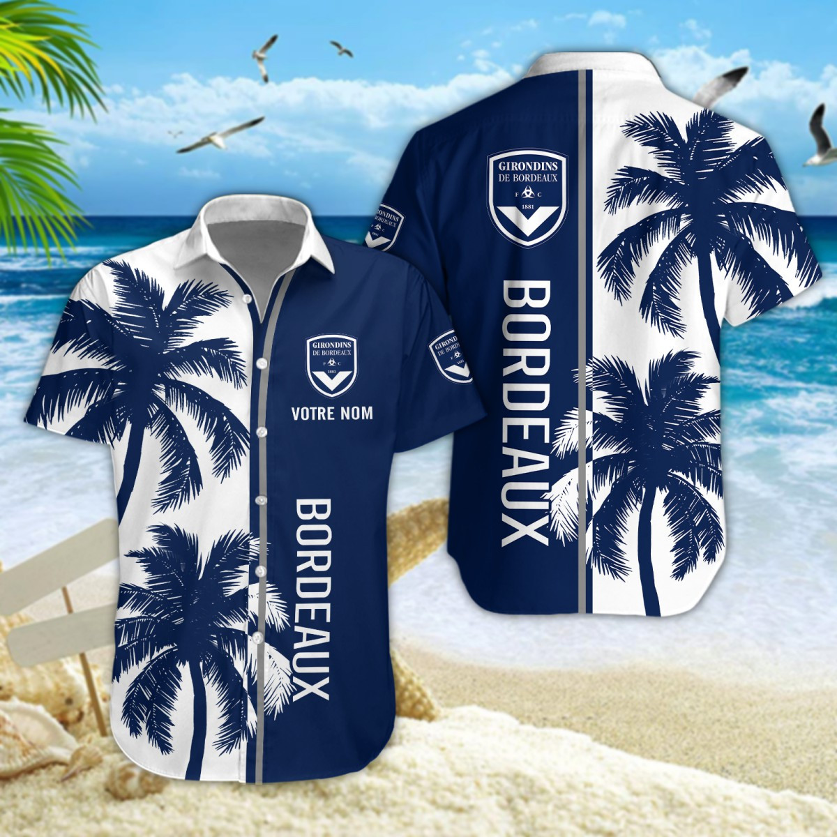 Girondins de Bordeaux Hawaiihemd 90423