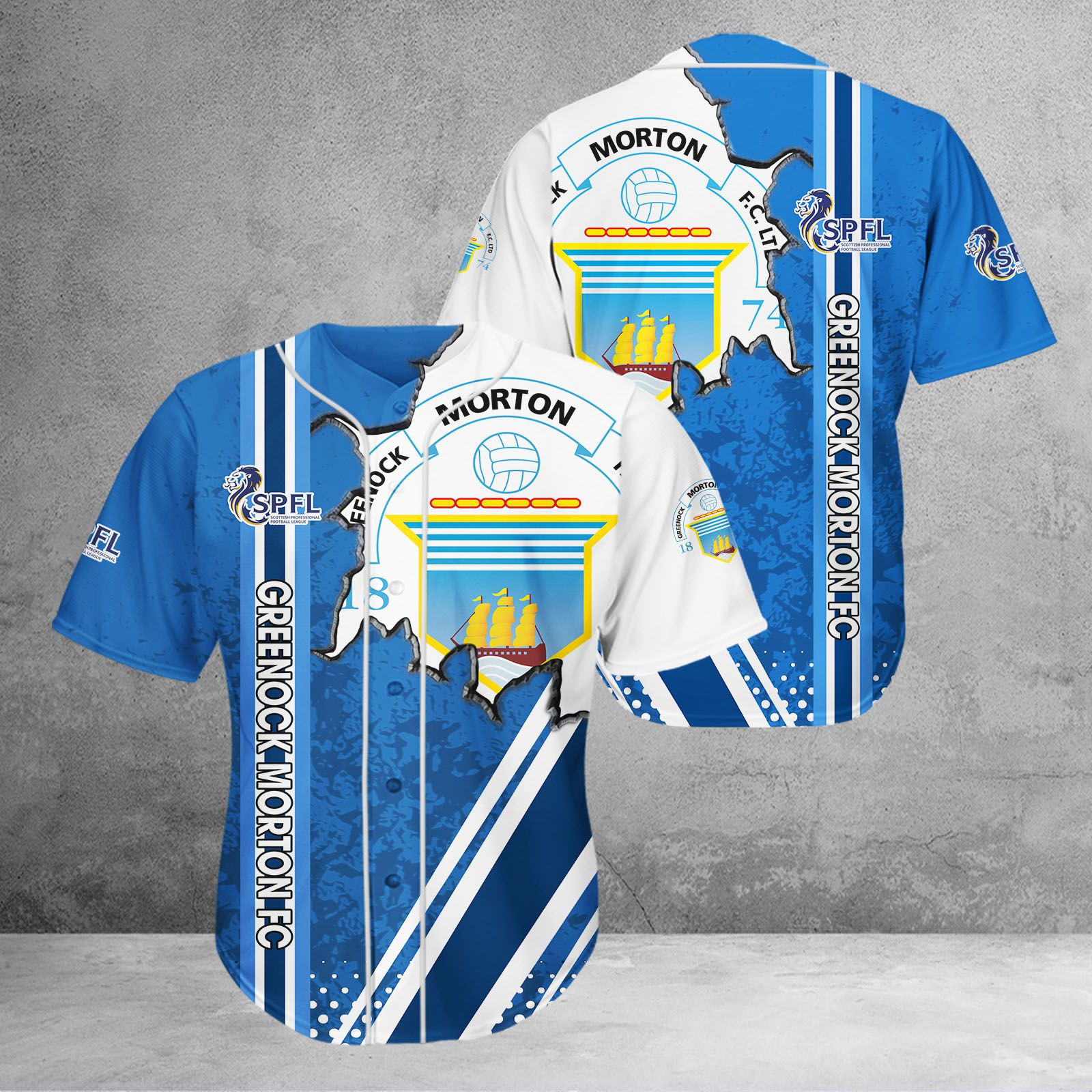 Greenock Morton F.C. Hemden 1423 Greenock Morton F.C. Hemden 1423