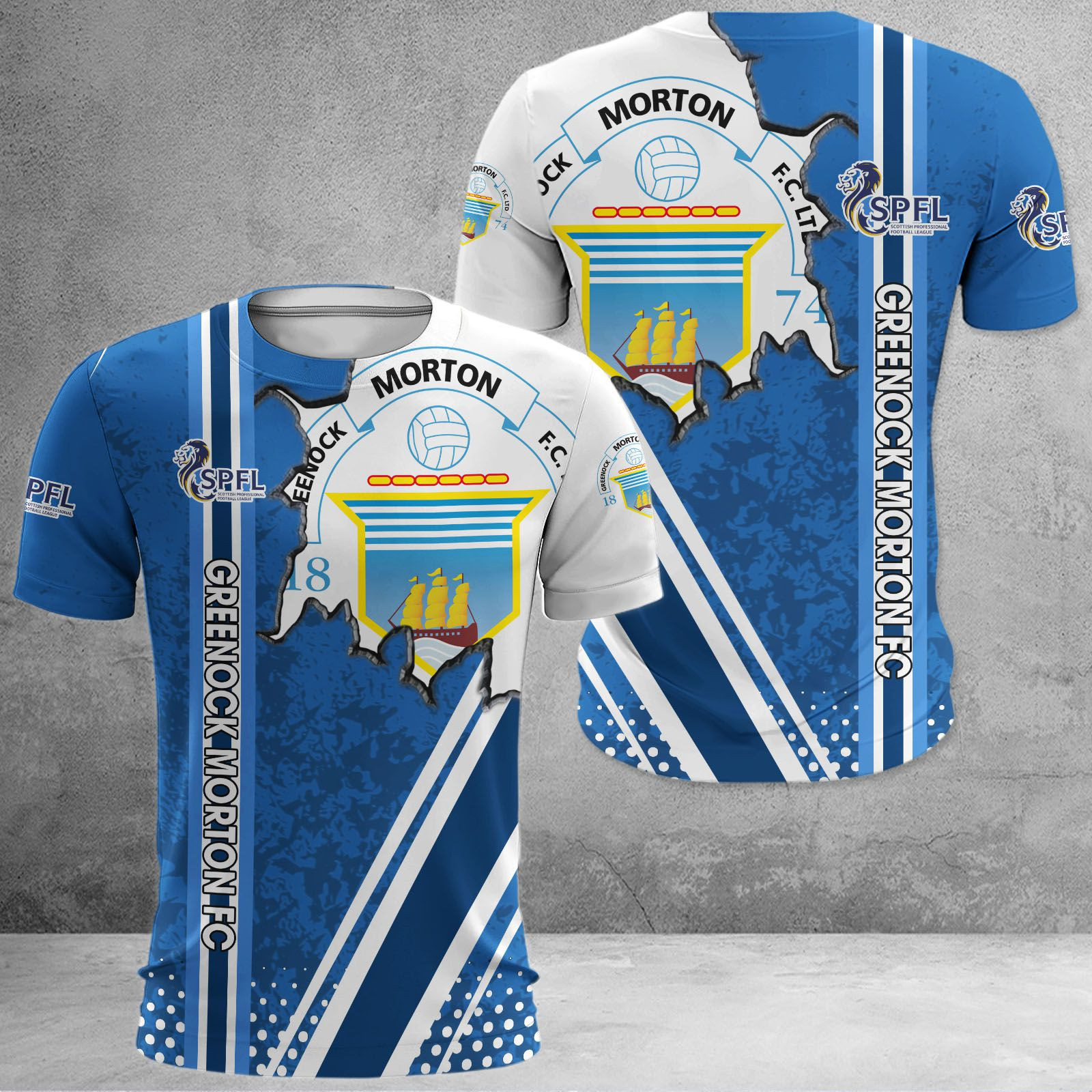 Greenock Morton F.C. Hemden 1423 Greenock Morton F.C. Hemden 1423