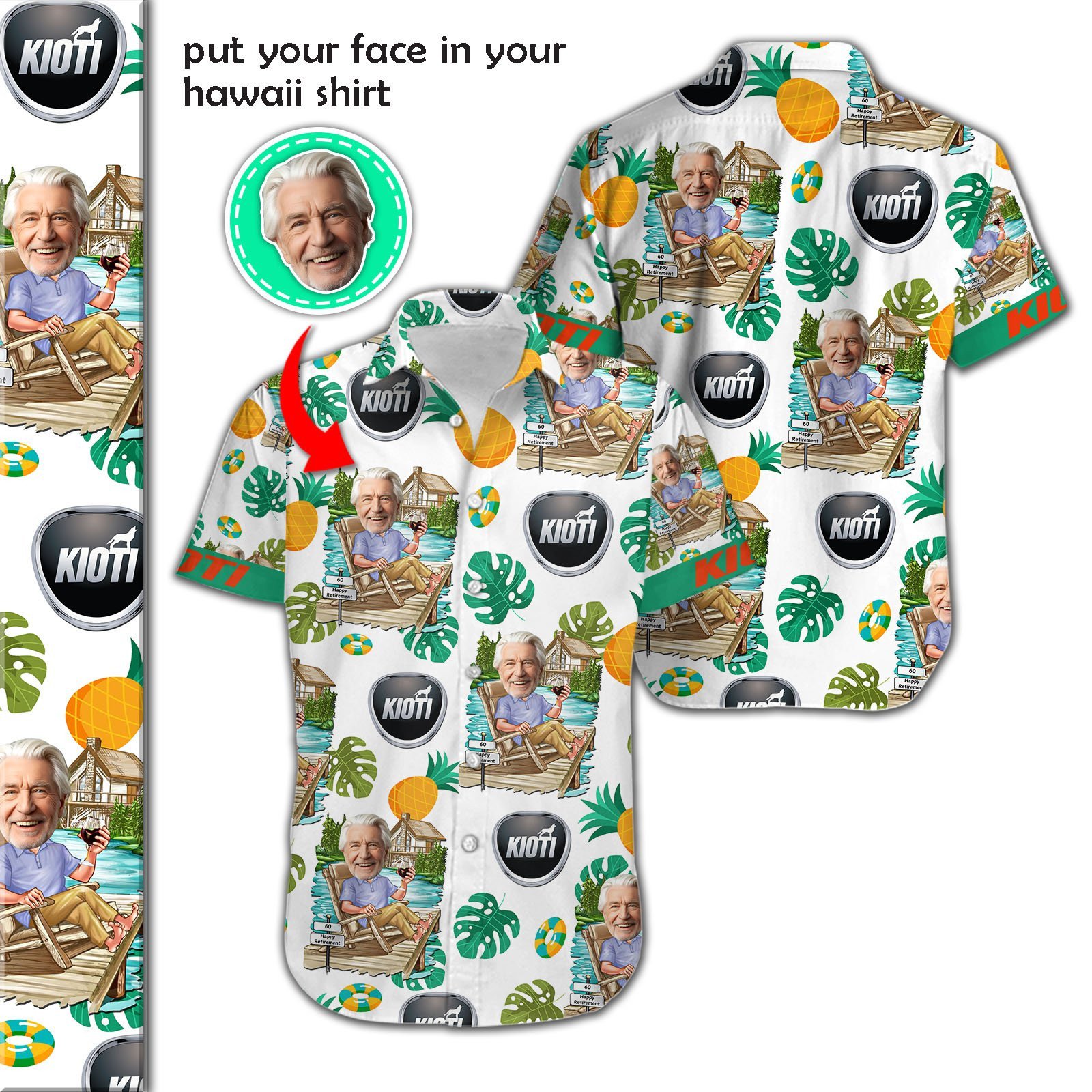 Kioti Hawaiihemd 14173