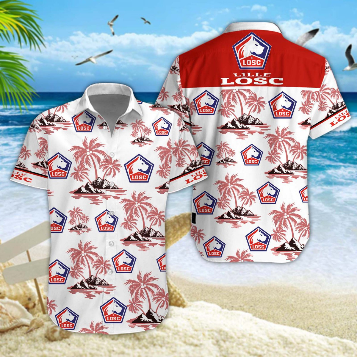 LOSC Lille Hawaiihemd 11367