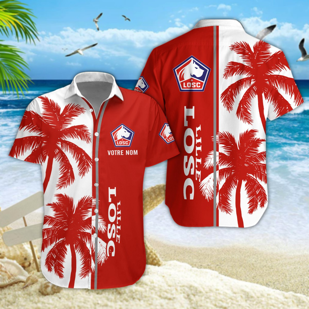 LOSC Lille Hawaiihemd 90403