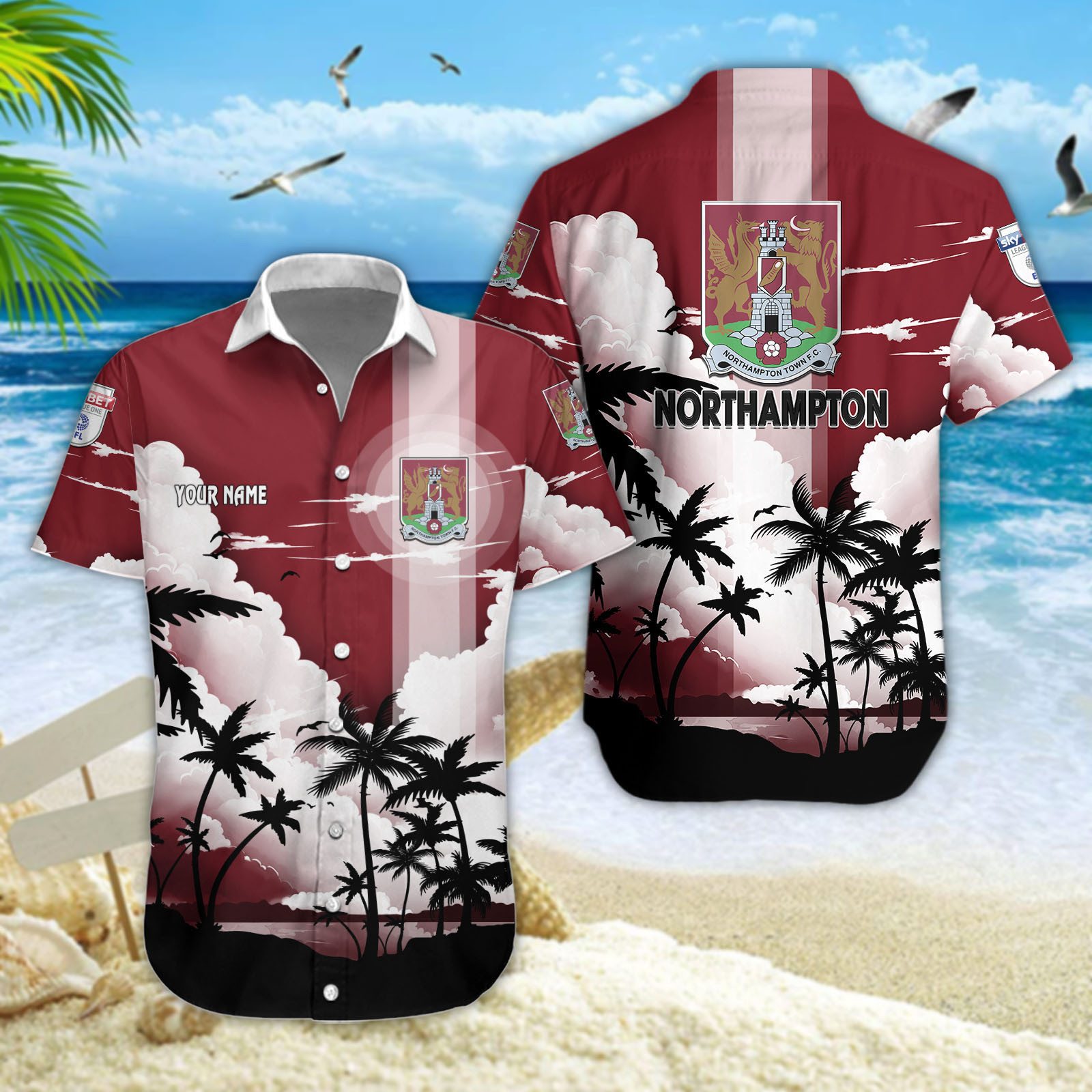 Northampton Town Hawaiihemd 13250