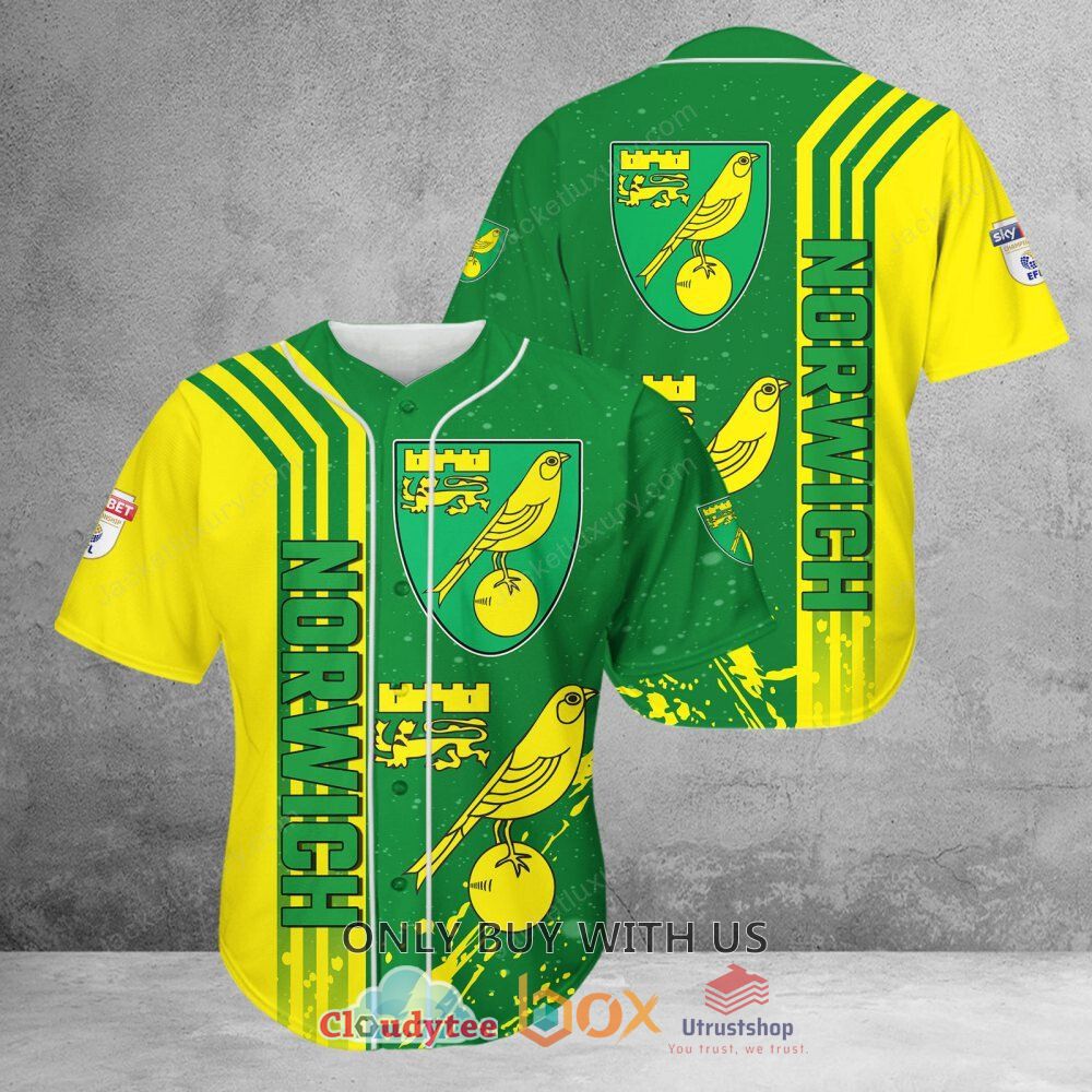 Maillot de baseball Norwich City FC Logo Edition V2