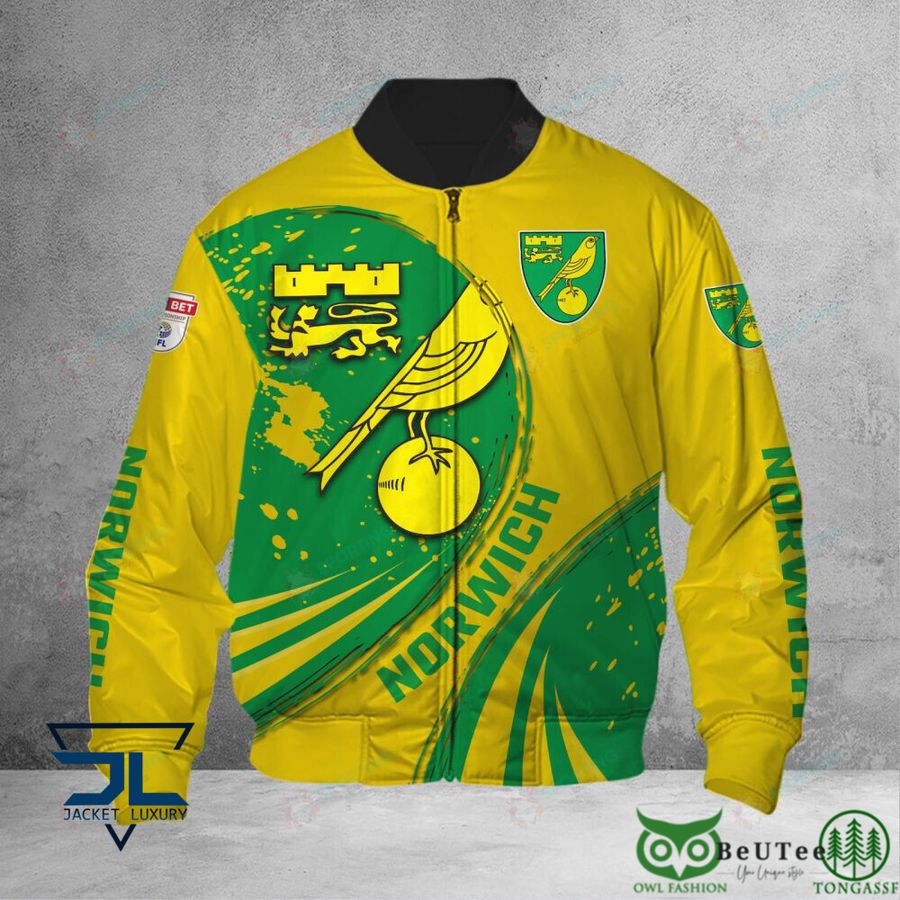 Blouson aviateur édition logo Norwich City FC