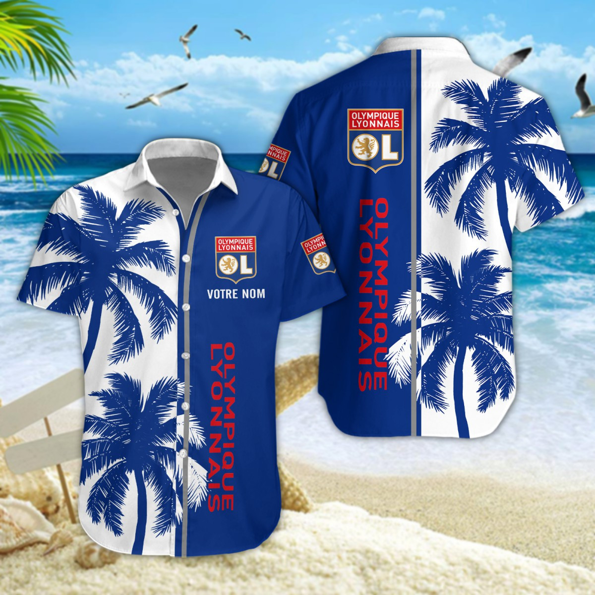 Olympique Lyonnais Hawaiihemd 90407