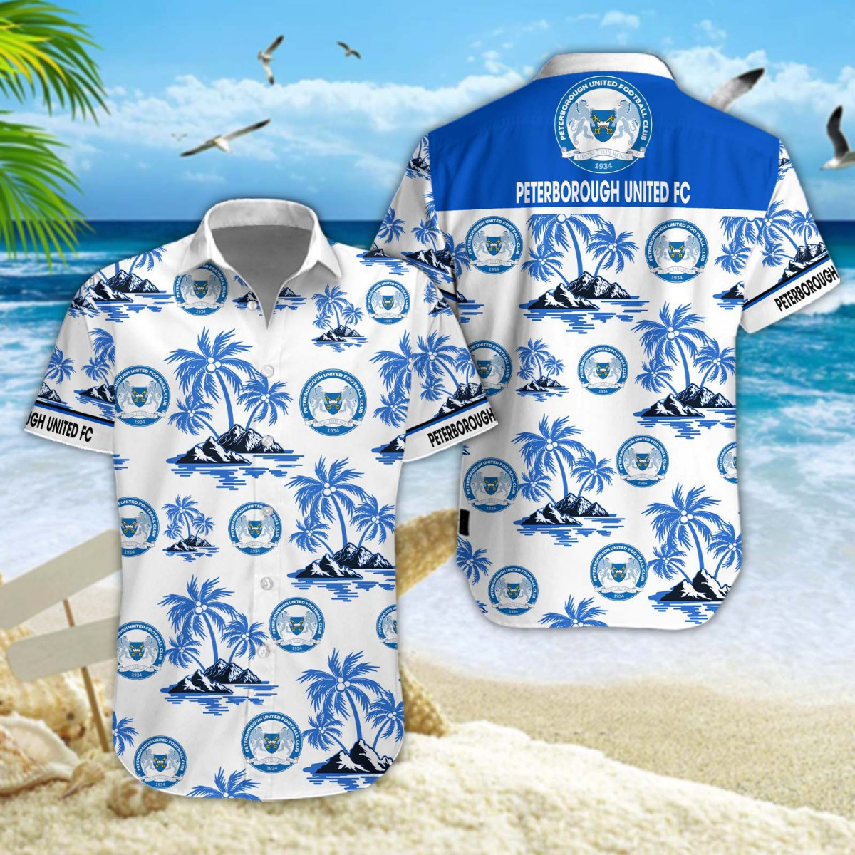 Peterborough United Hawaiihemd 11592