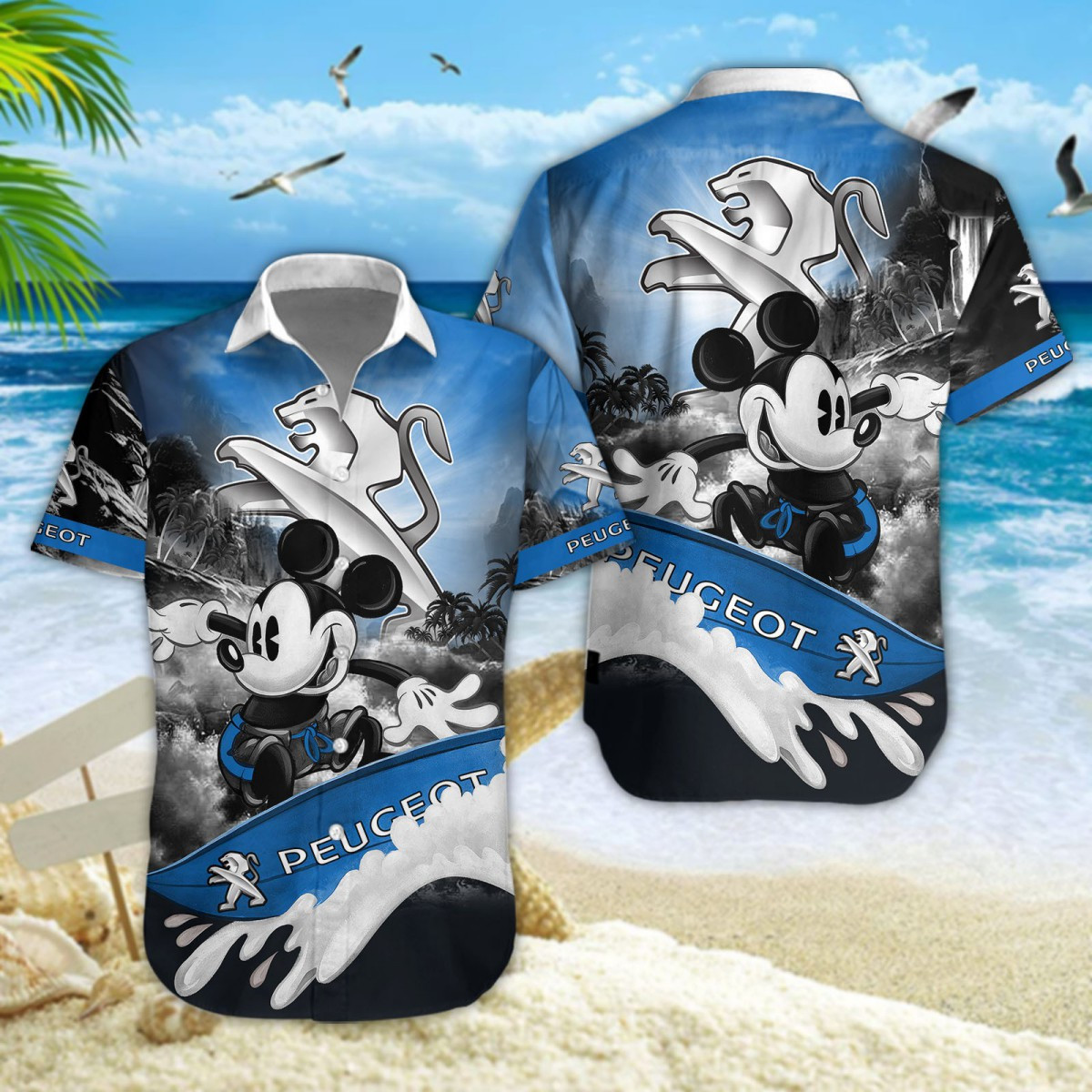 Peugeot Altes Hawaiihemd 11740 Peugeot Altes Hawaiihemd 11740