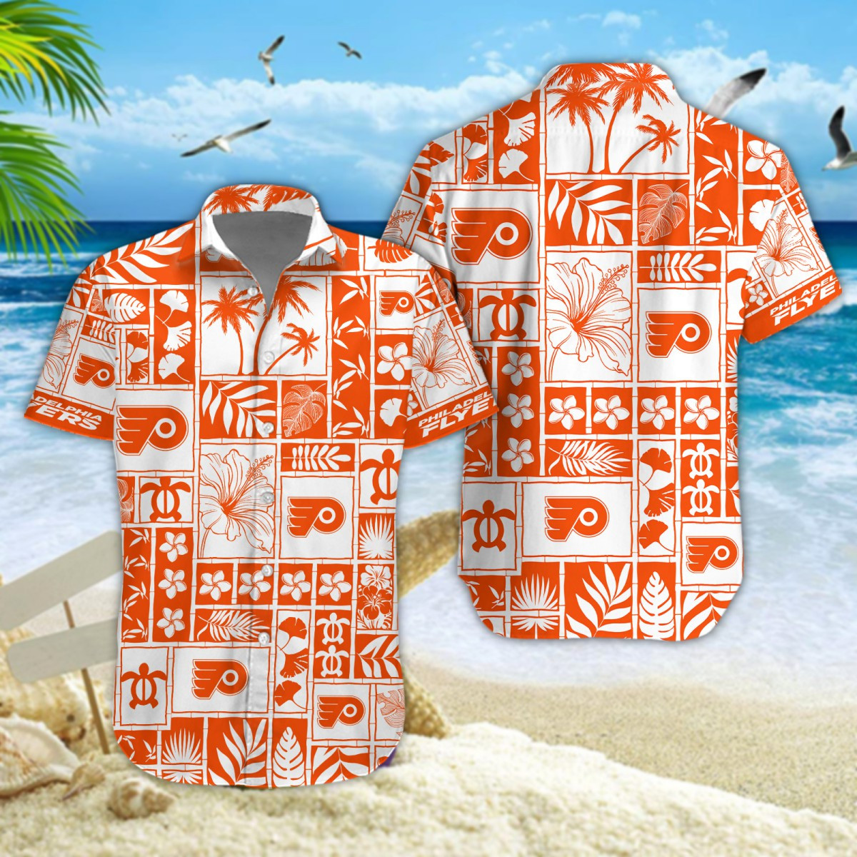 Philadelphia Flyers Hawaiihemd 90918 Philadelphia Flyers Hawaiihemd 90918