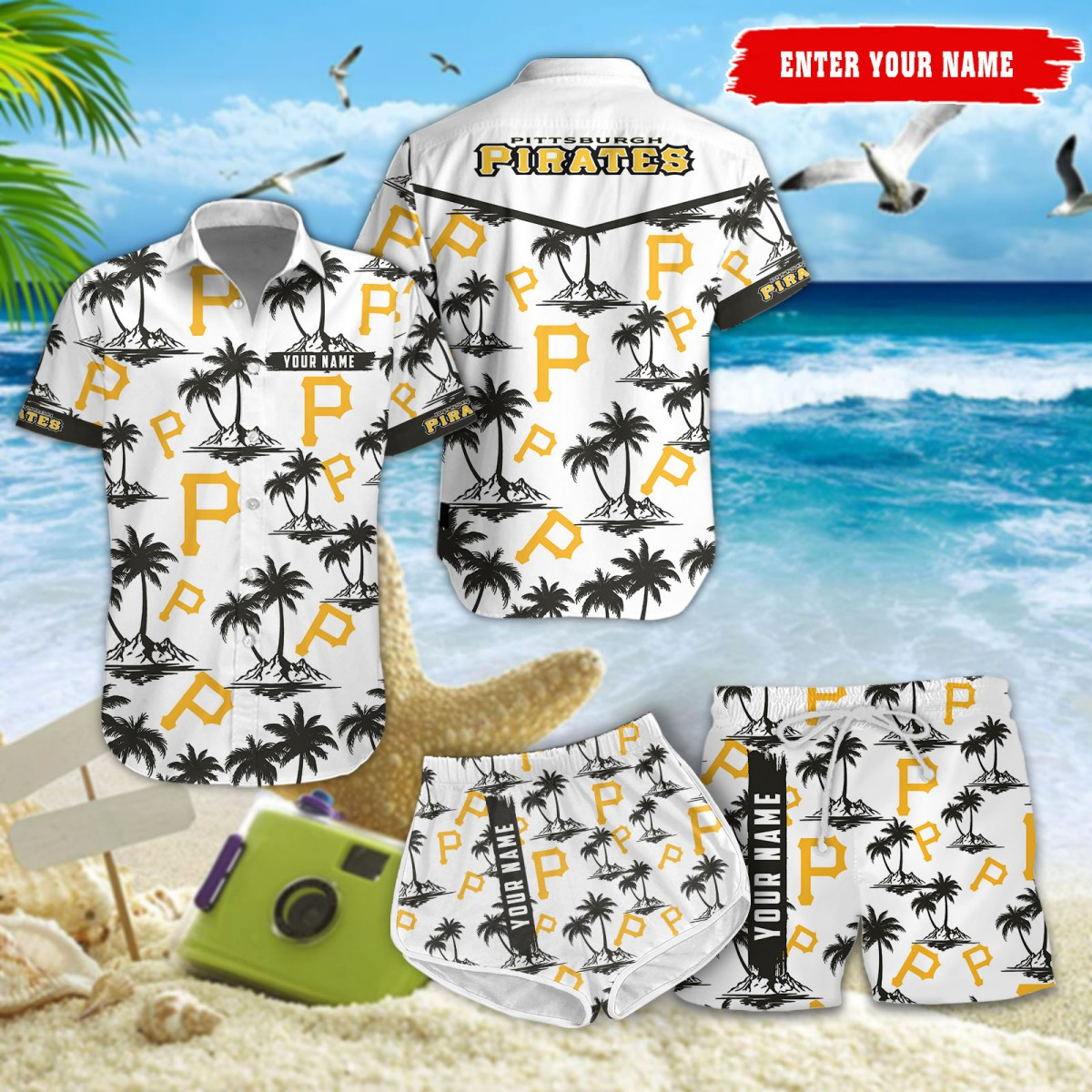 Pittsburgh Pirates Hawaiihemd 10063 Pittsburgh Pirates Hawaiihemd 10063