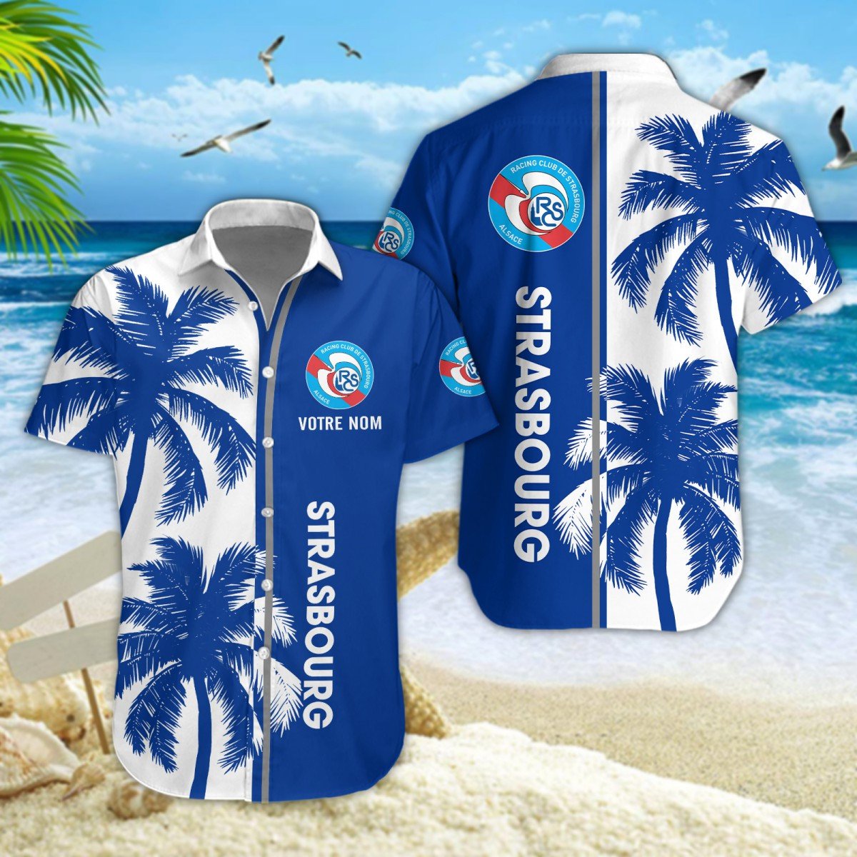 Maillot hawaïen RC Strasbourg Alsace 90410