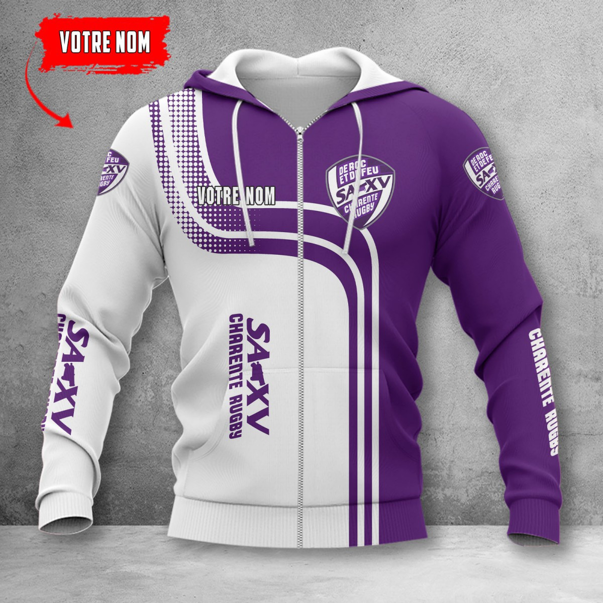 SAXV Charente Rugby-Trikots 60334 SAXV Charente Rugby-Trikots 60334