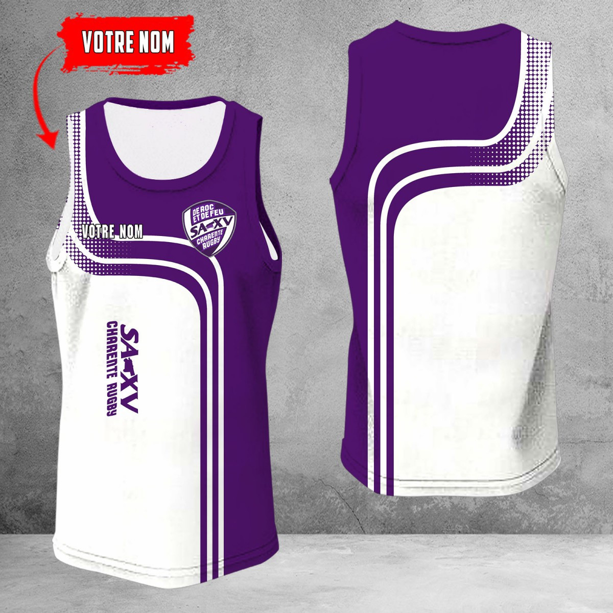 SAXV Charente Rugby-Trikots 60334 SAXV Charente Rugby-Trikots 60334