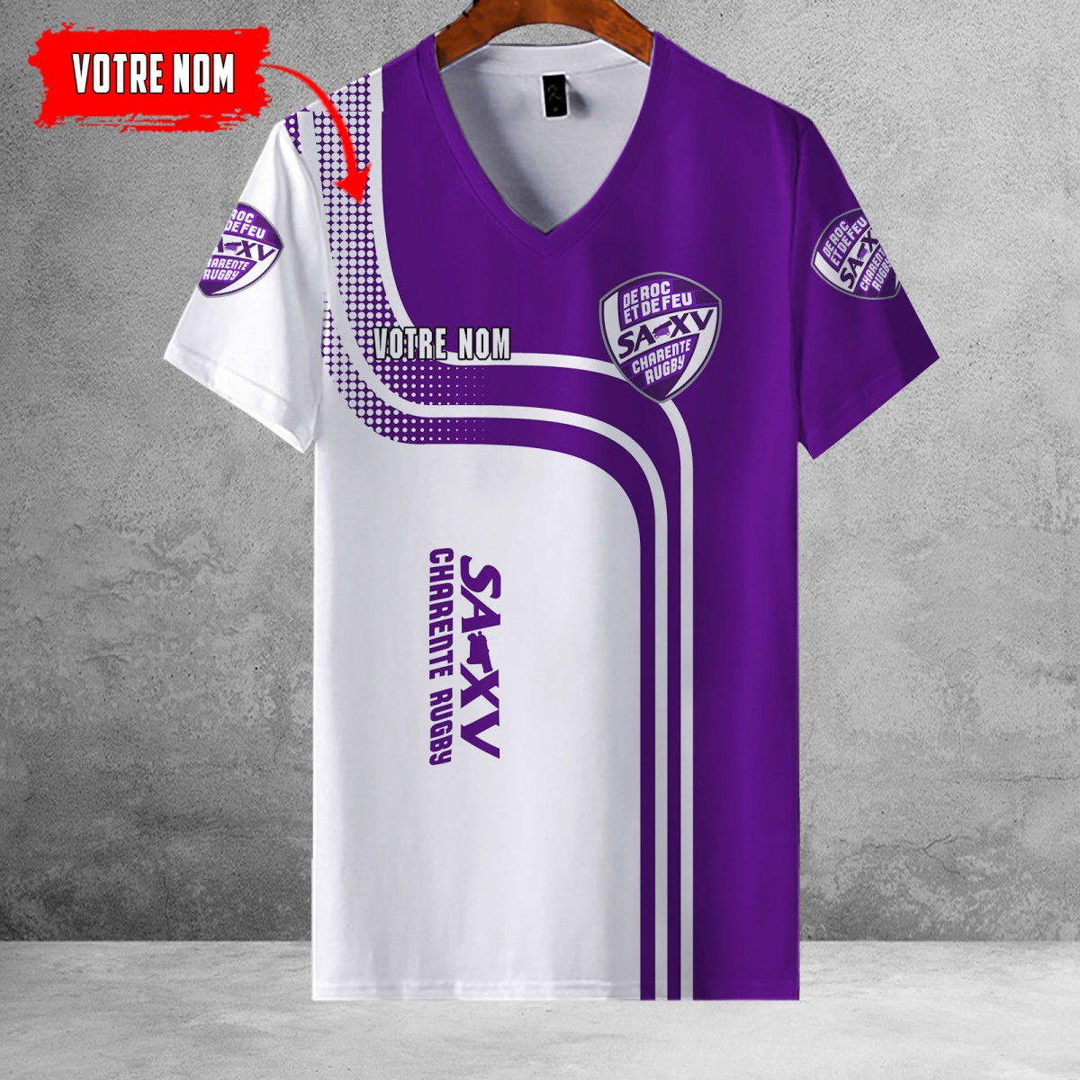 SAXV Charente Rugby-Trikots 60334 SAXV Charente Rugby-Trikots 60334