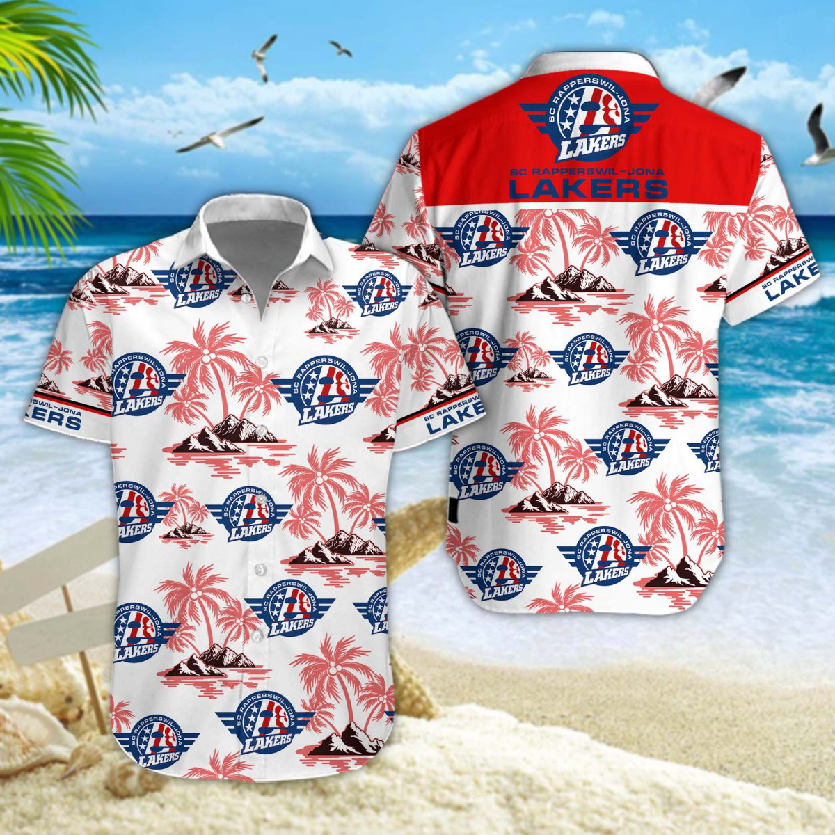 Chemise hawaïenne SC Rapperswil-Jona Lakers 11539