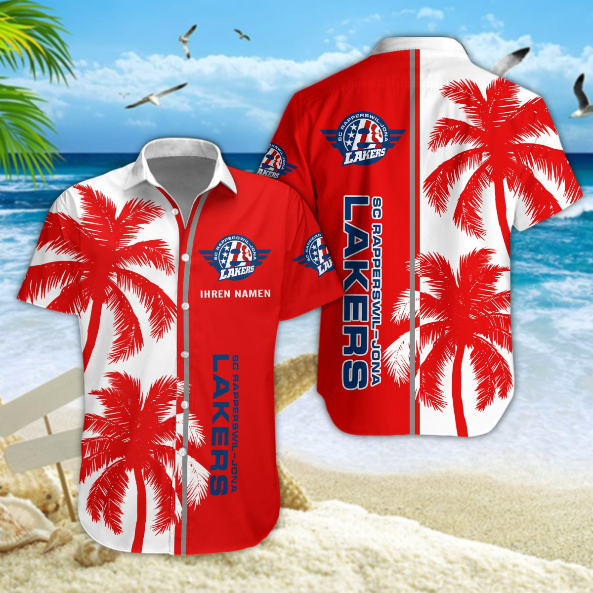 Chemise hawaïenne SC Rapperswil-Jona Lakers 90382