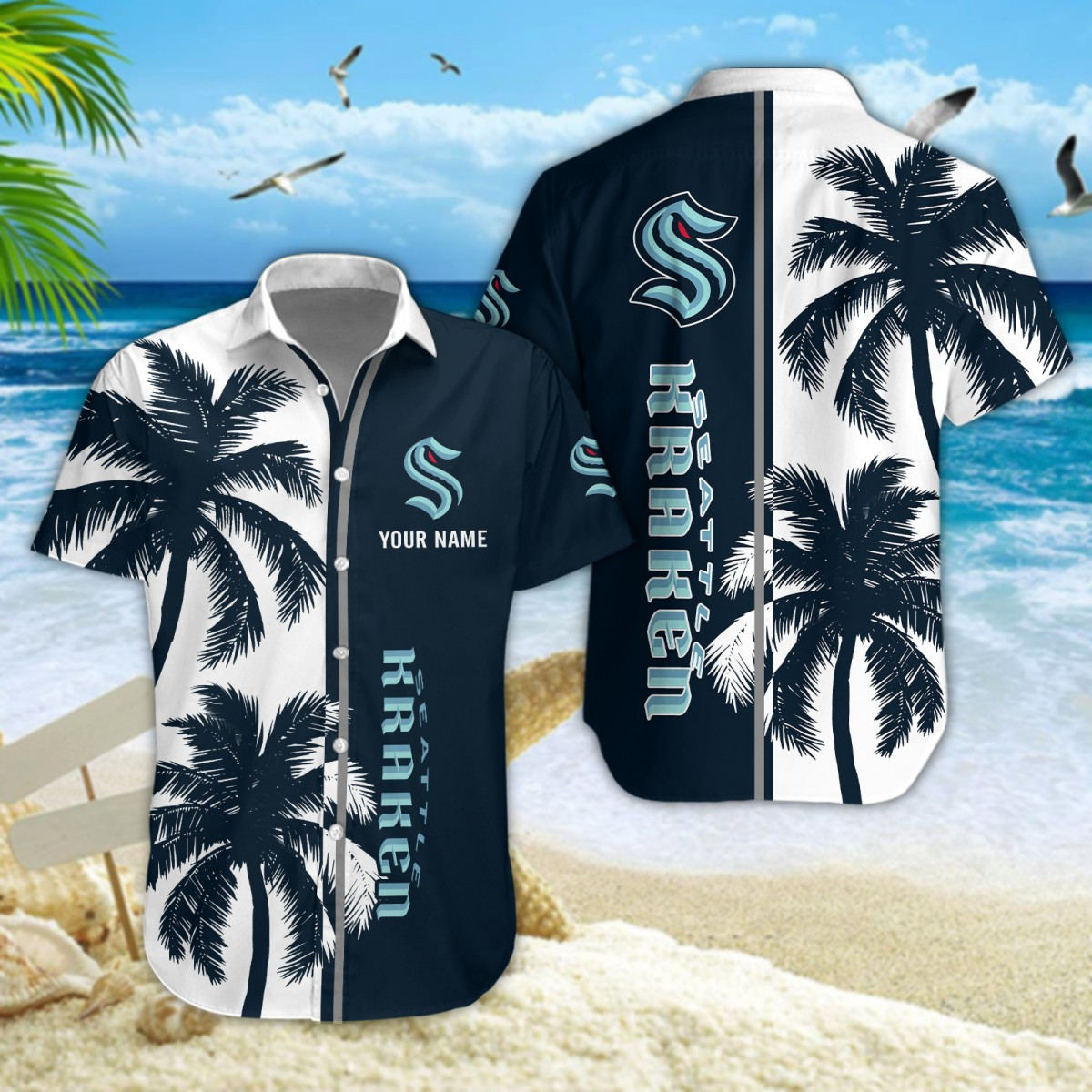 Seattle Kraken Hawaiihemd 90603