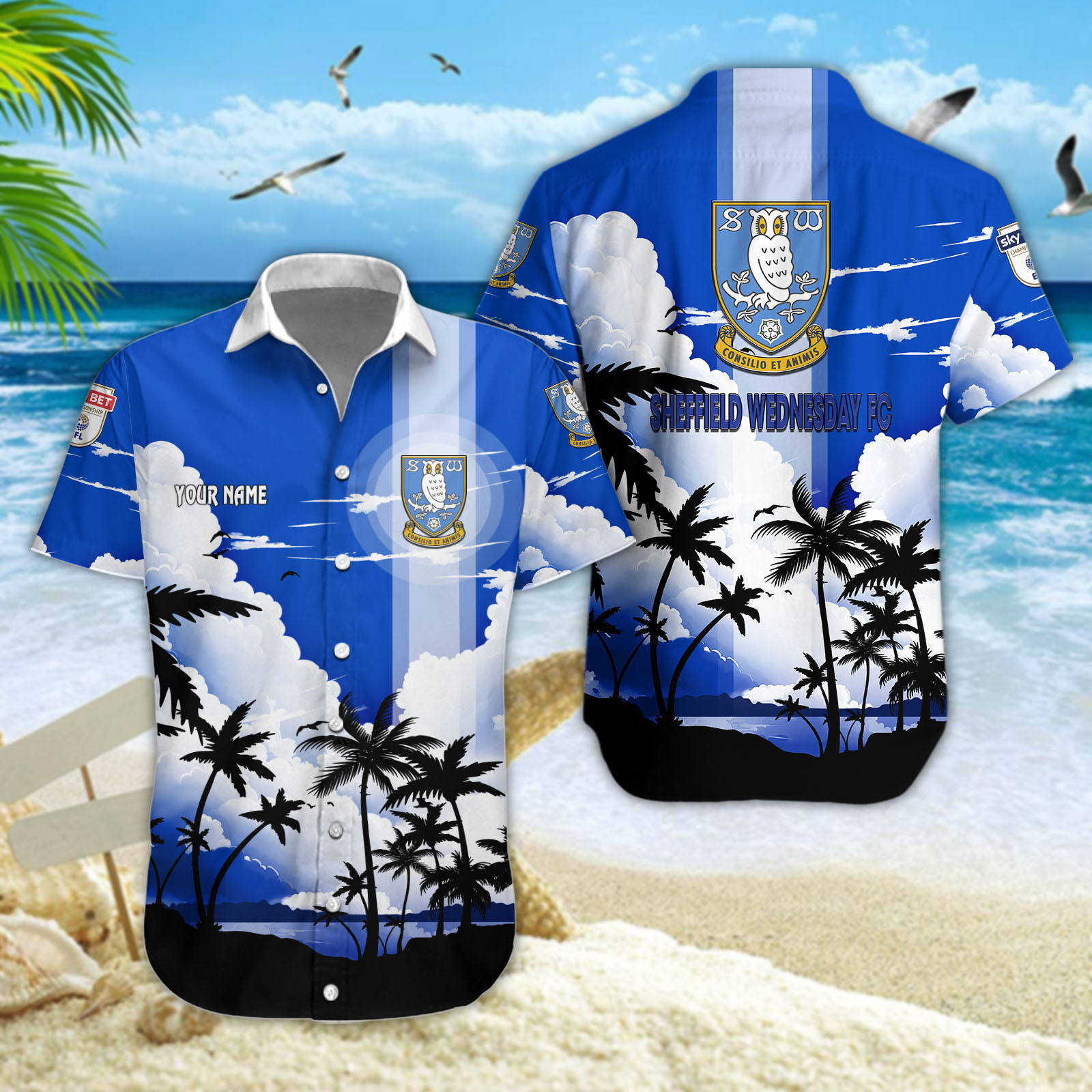 Sheffield Wednesday Hawaiihemd 13229