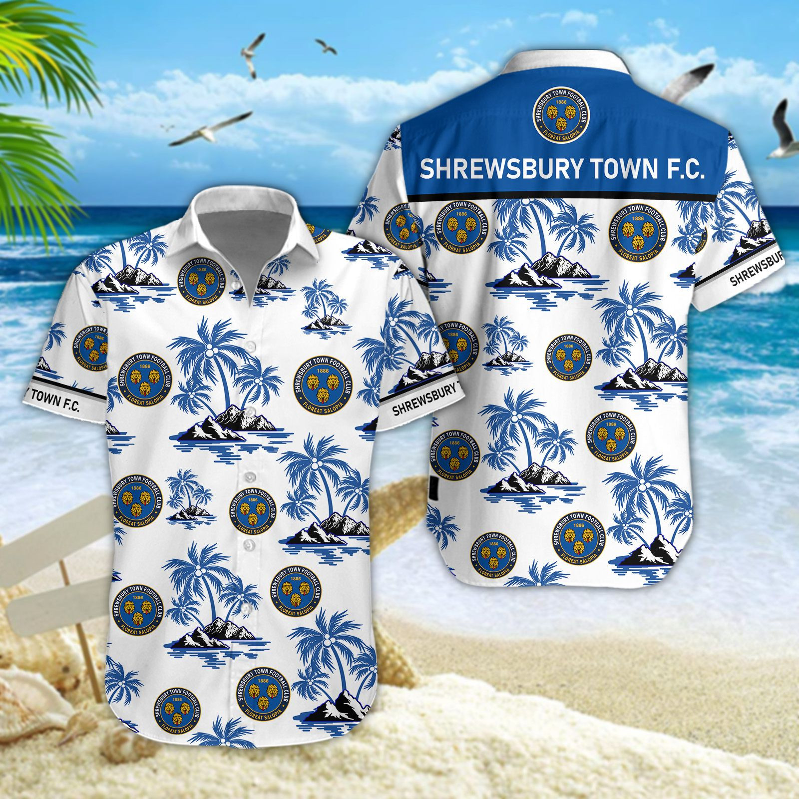 Shrewsbury Town Hawaiihemd 1303