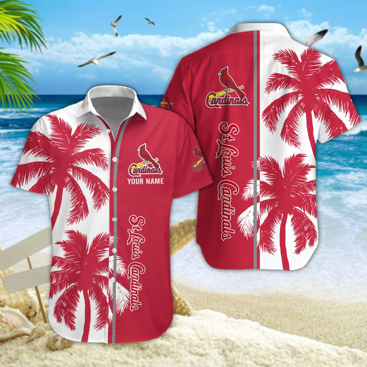 St. Louis Cardinals Hawaiihemd 90574 St. Louis Cardinals Hawaiihemd 90574