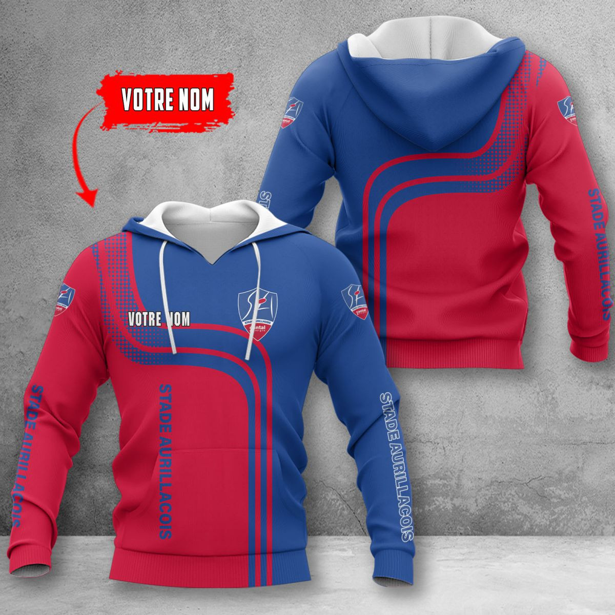 Stade Aurillacois Cantal Auvergne Hemden 60336