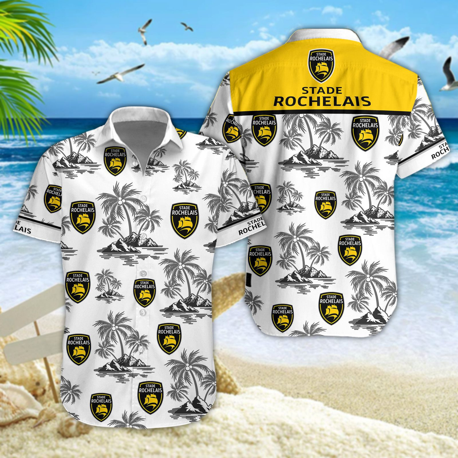 Stade Rochelais Hawaiihemd 1239