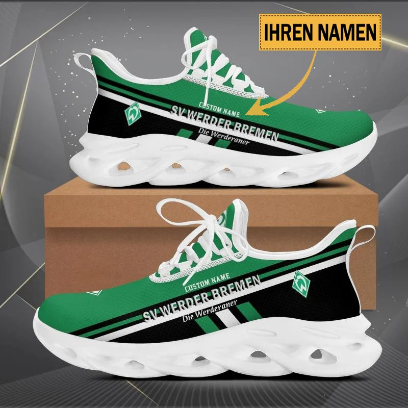 SV Werder Bremen Neue Edition Individueller Name Max Soul Schuhe Turnschuhe