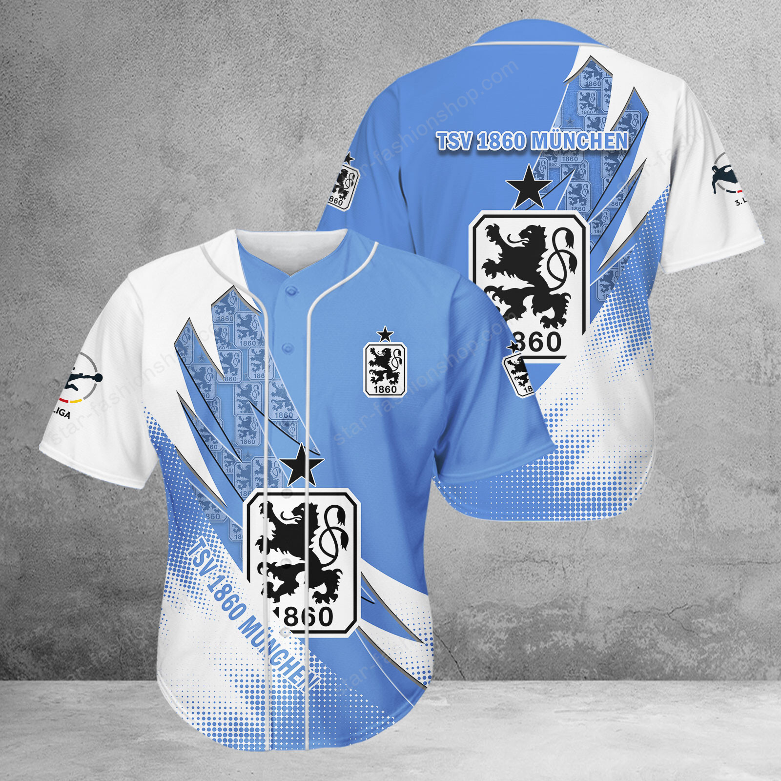 TSV 1860 Munchen Sonderausgabe Baseball Trikot